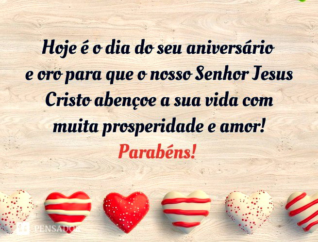 mensagem de aniversário para mulher de fé