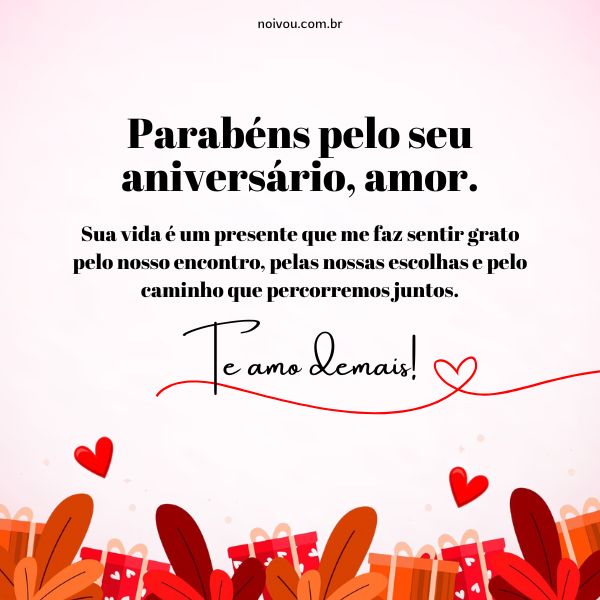 mensagem de aniversário para esposa emocionante