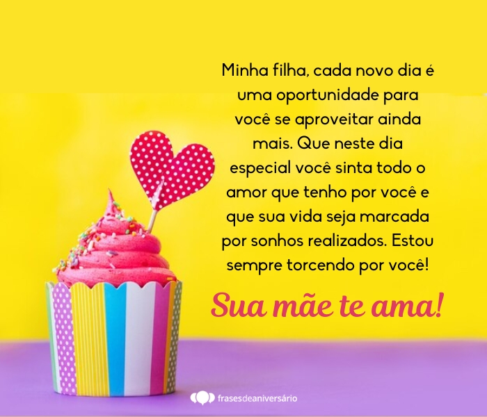 mensagem de feliz aniversário para filha de pai
