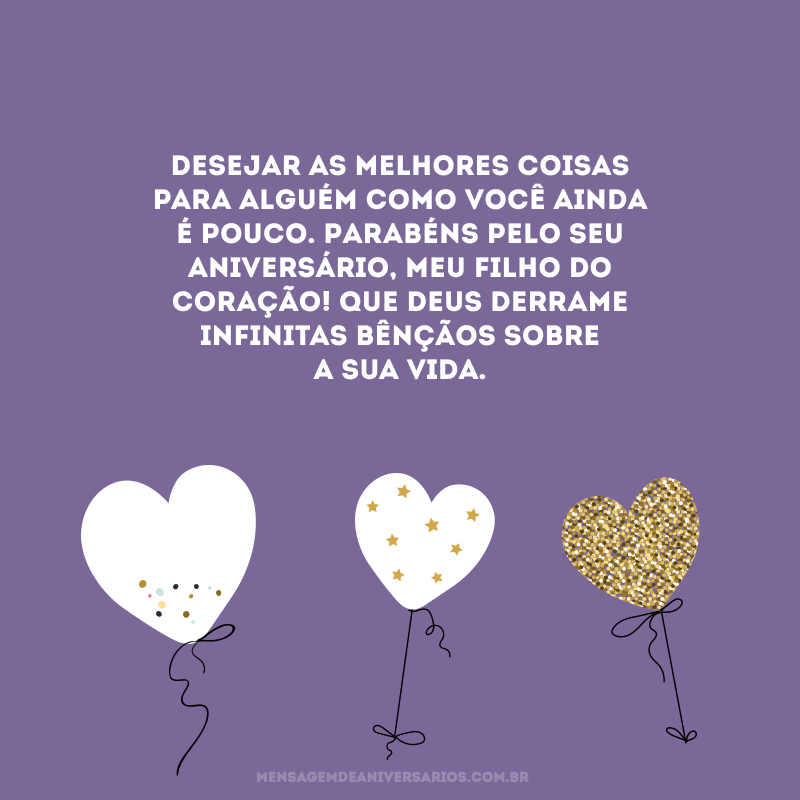 mensagem de aniversário religiosa para filho