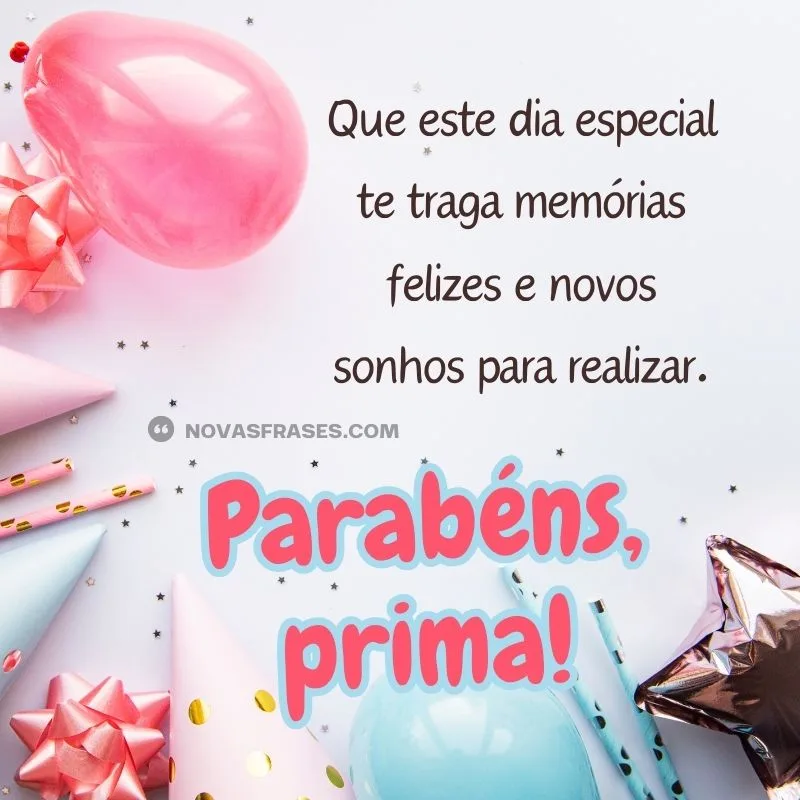 textos de aniversário para prima