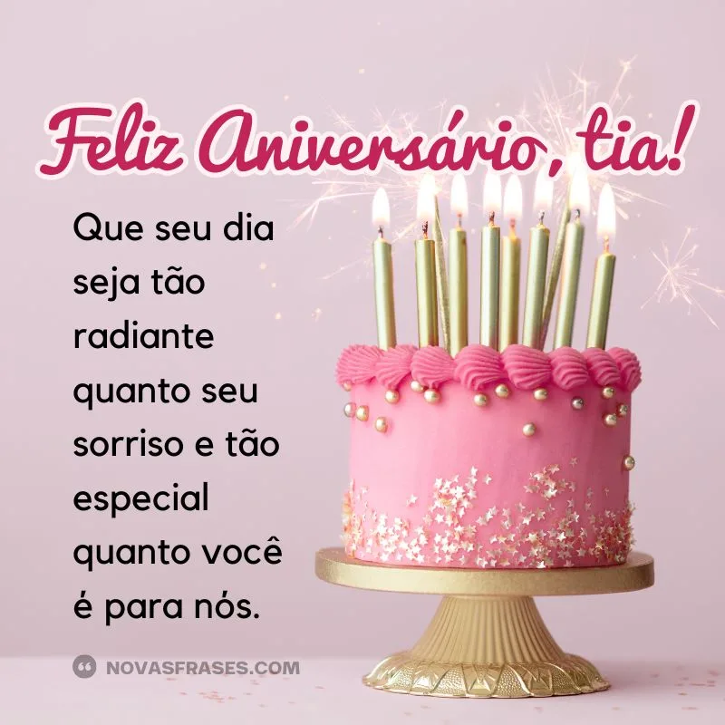 mensagem especial para tia