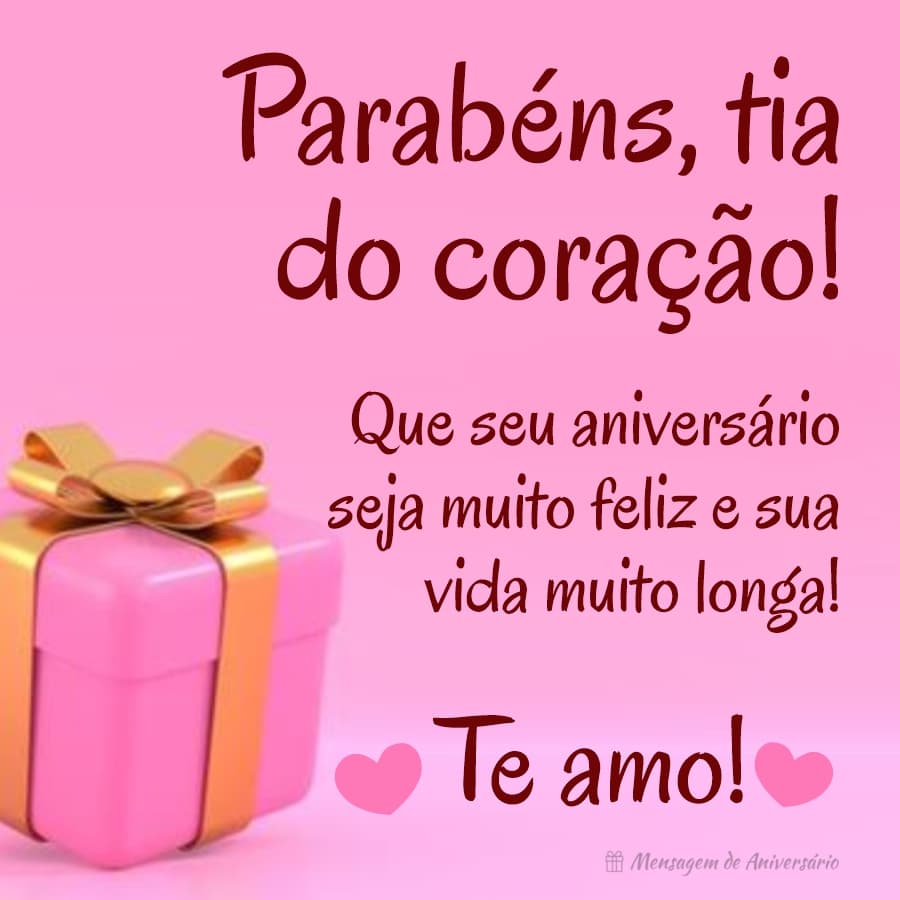 mensagens de aniversário para tia avó