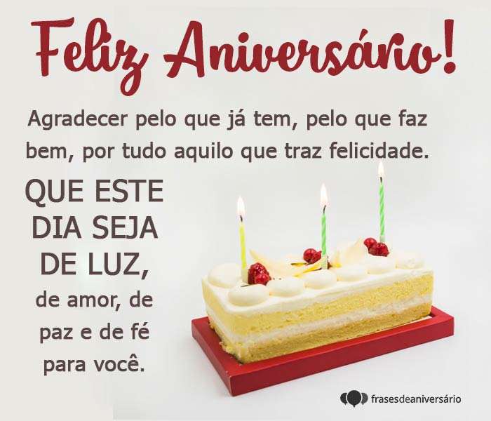 mensagens de aniversário curtas