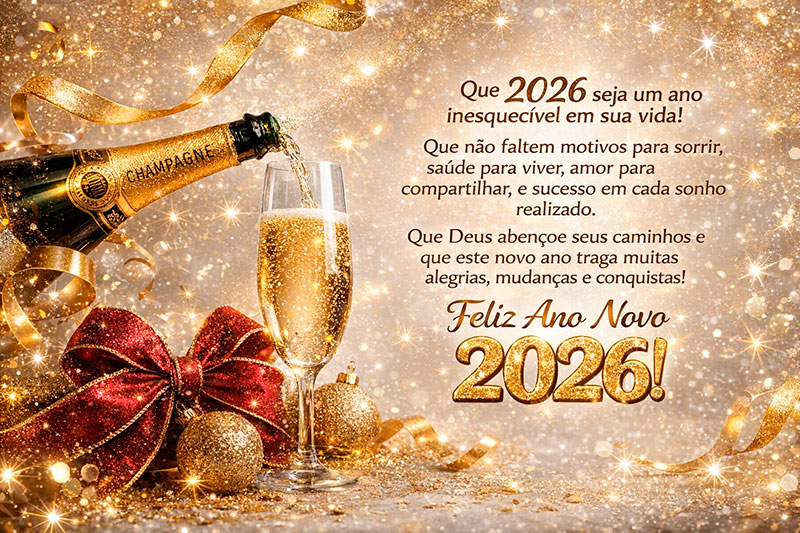 mensagem de feliz ano novo 2026