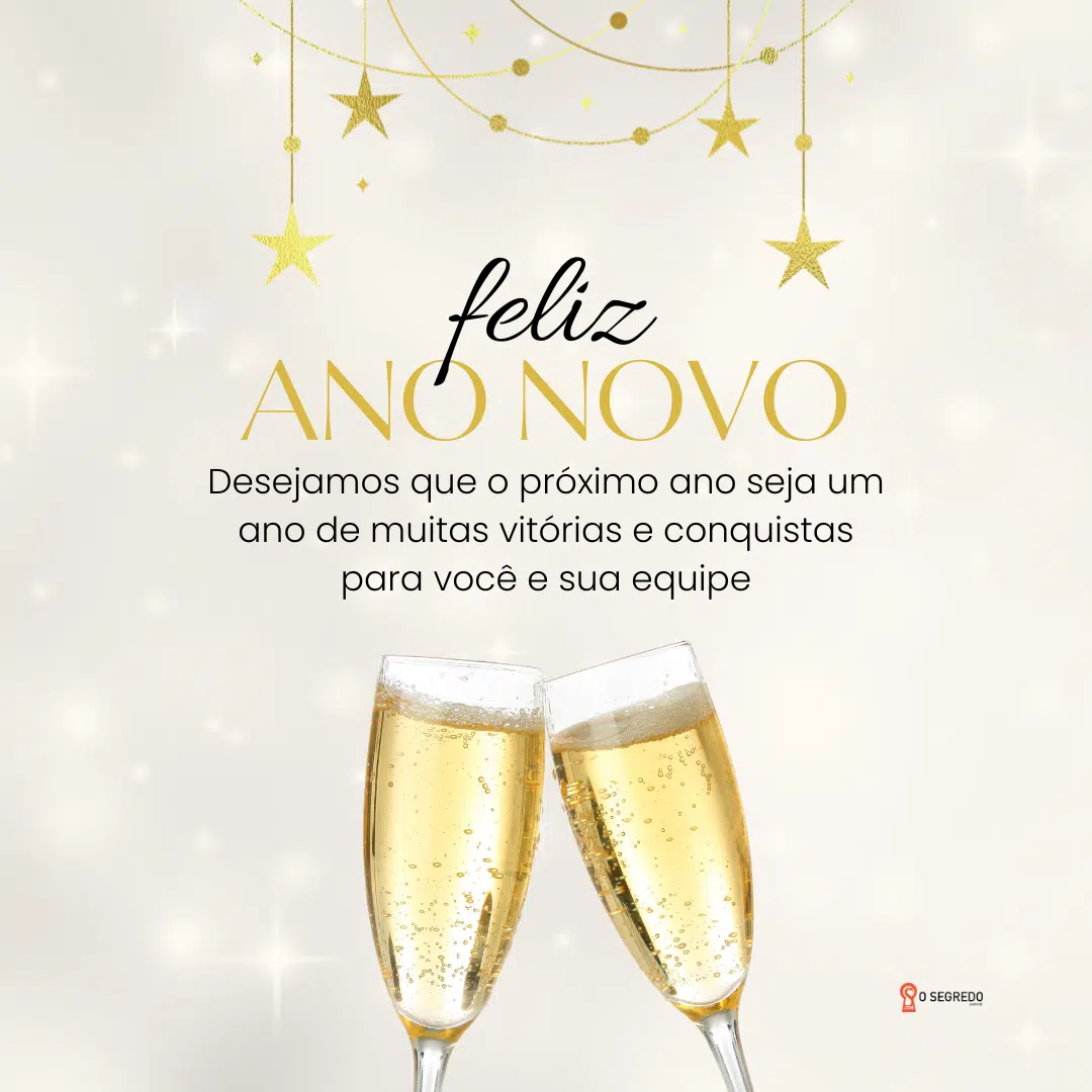 feliz ano novo para clientes empresariais
