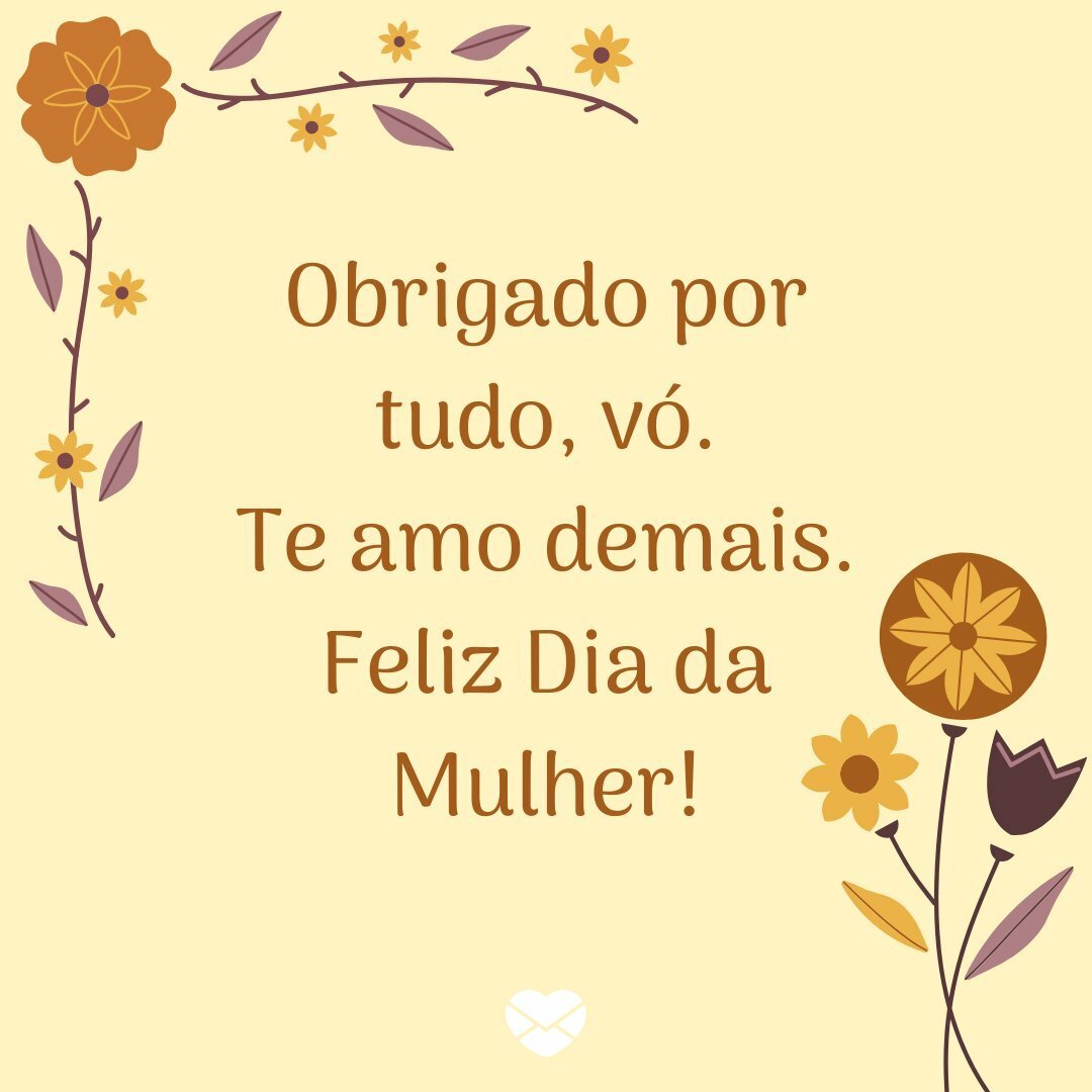 mensagens de gratidão dia da mulher