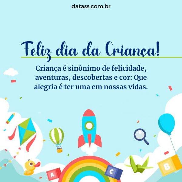 como celebrar o dia das crianças