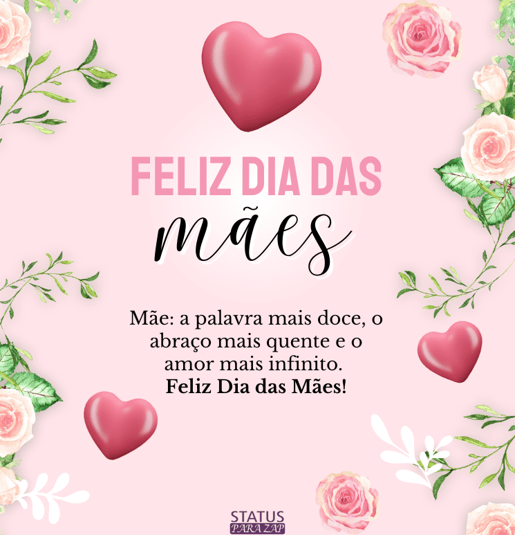 mensagem de feliz dia das mães