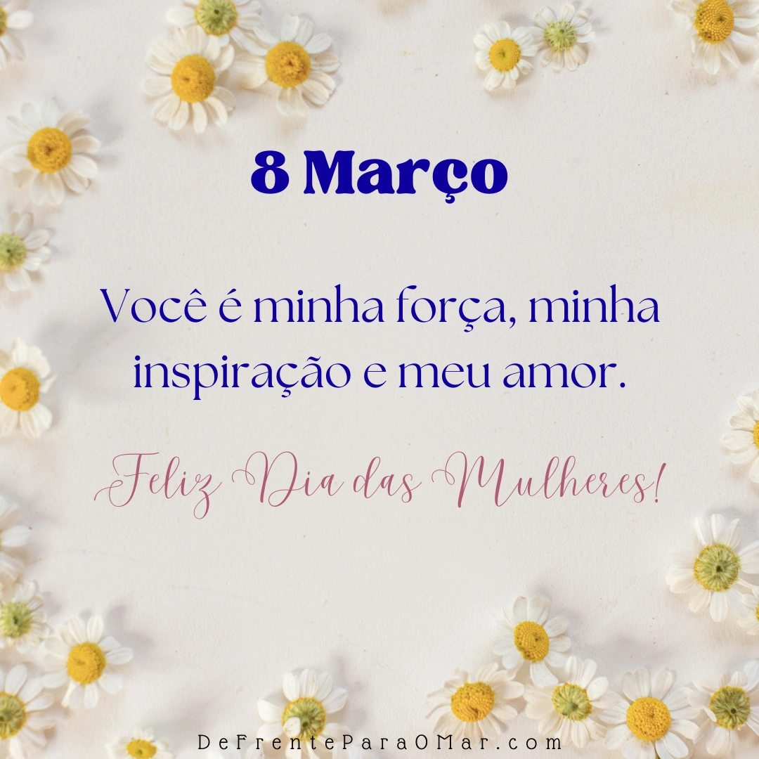 mensagens dia da mulher para namorada