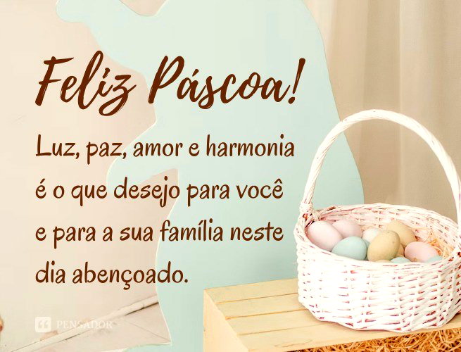 mensagens de páscoa 2026
