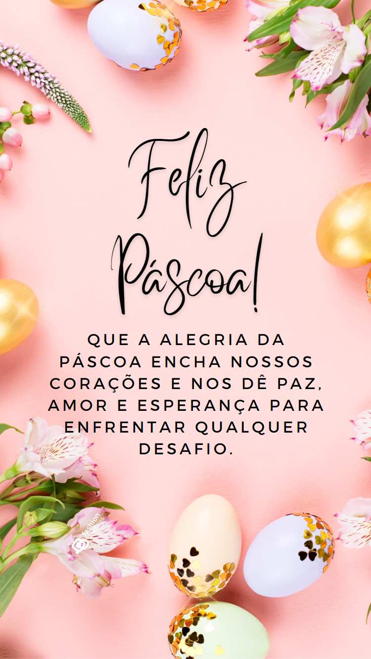 feliz páscoa para família