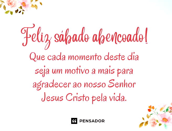 desejar feliz sábado
