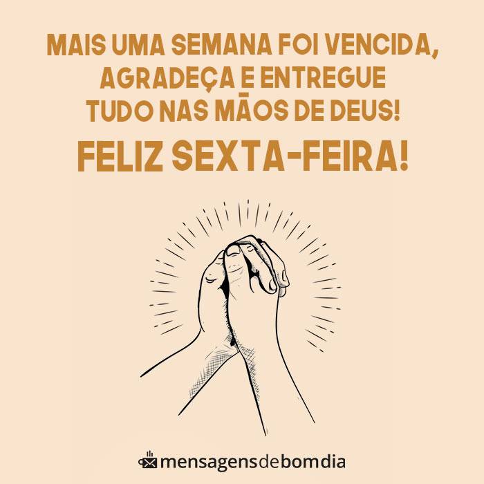 mensagens de gratidão sexta-feira