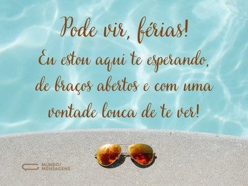 desejos de boas férias