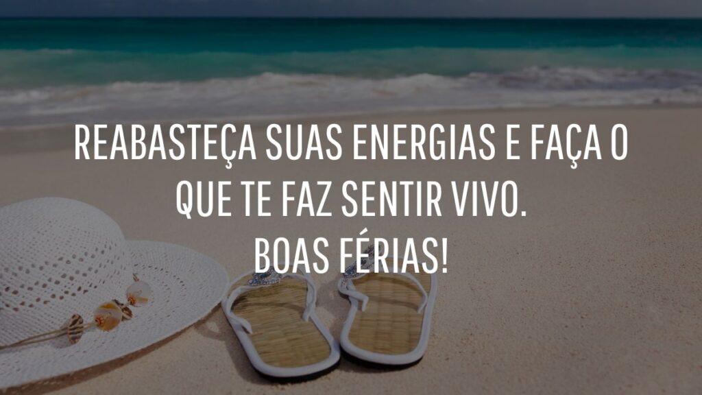 mensagem de férias para WhatsApp Business