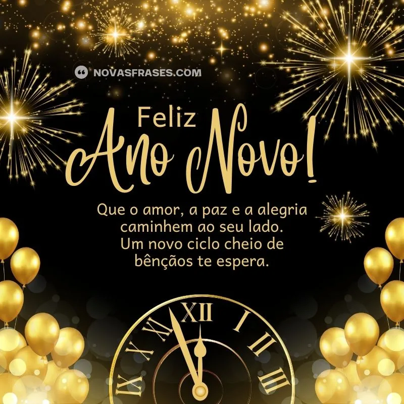 mensagens curtas de feliz ano novo