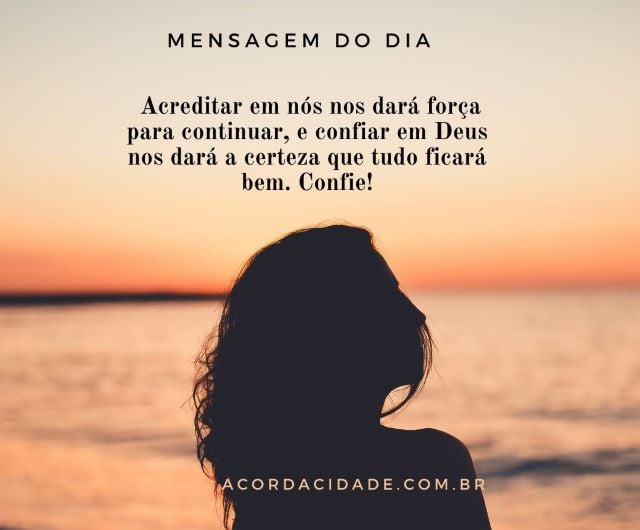 mensagens de força e fé