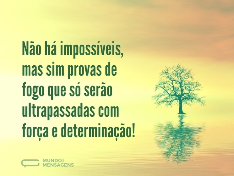 mensagens de força e coragem