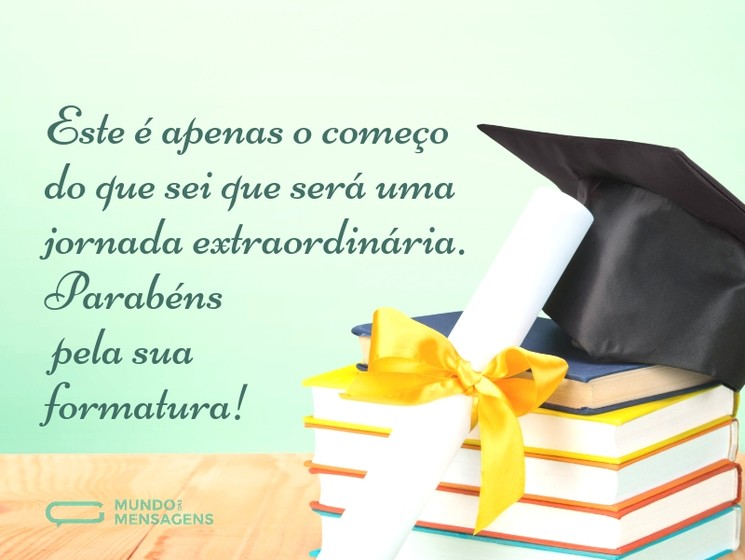 mensagem de formatura faculdade