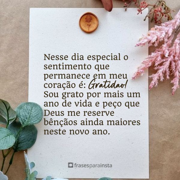 mensagens de reflexão e gratidão de aniversário