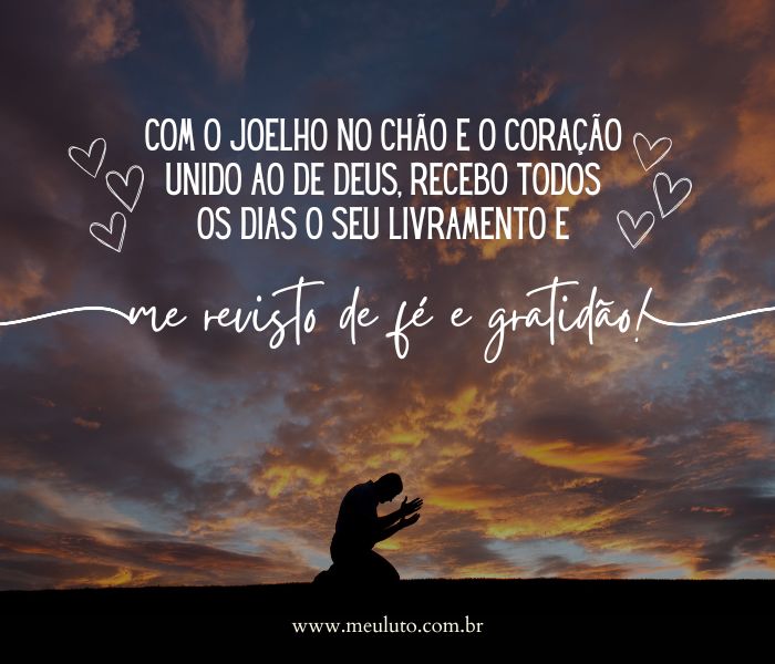 mensagem de livramento de perigo