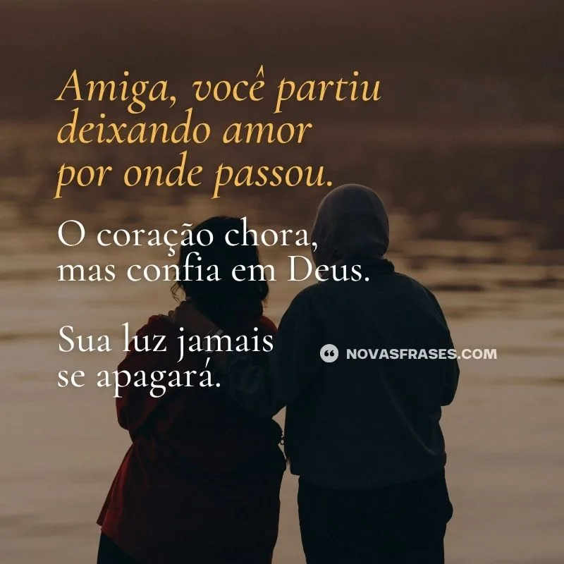 mensagens de saudade para amiga falecida