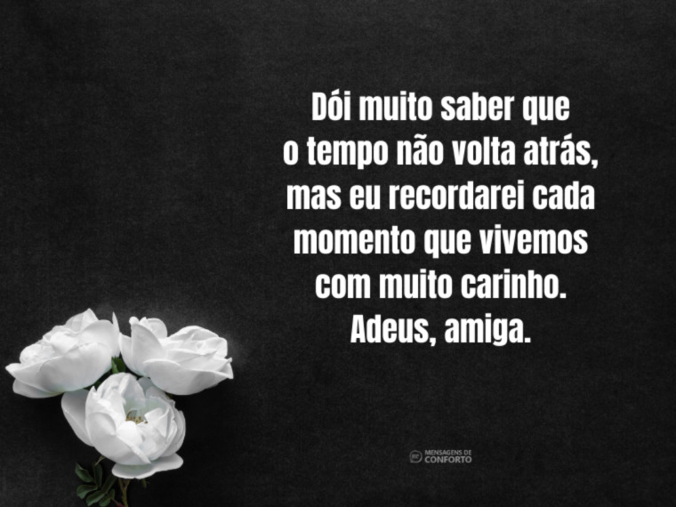 mensagens religiosas de luto para amiga