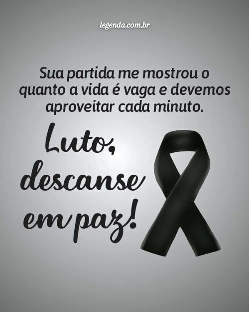 frases de luto para status
