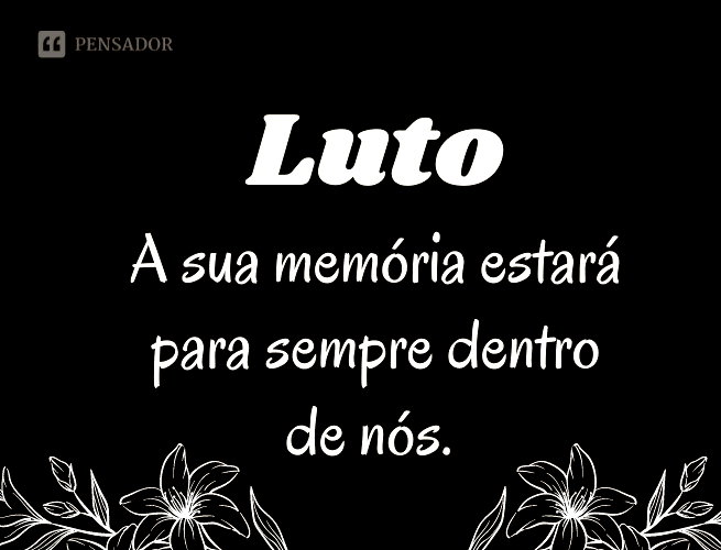mensagens de falecimento para redes sociais