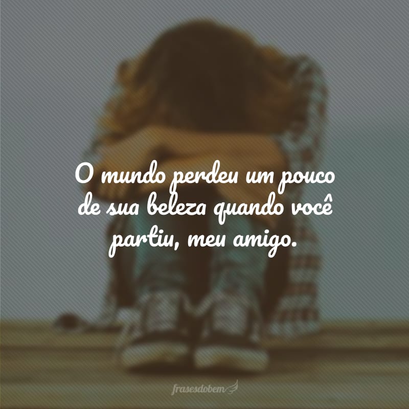 mensagem de luto para uma amiga