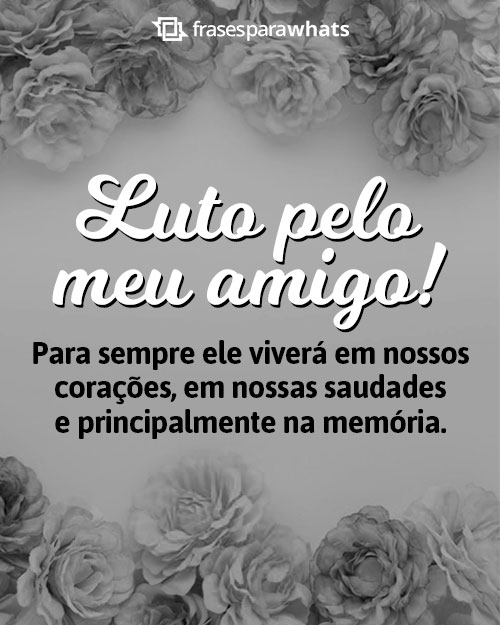 mensagem de luto para uma amiga