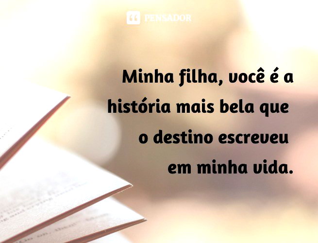 mensagem de mãe para filha pequena