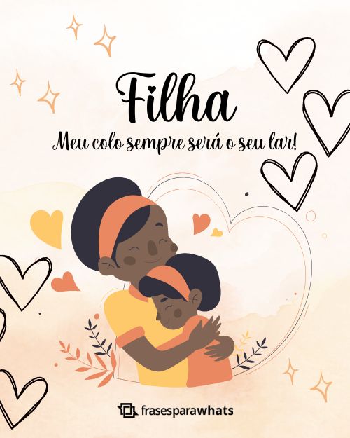 mensagem de mãe para filha emocionada