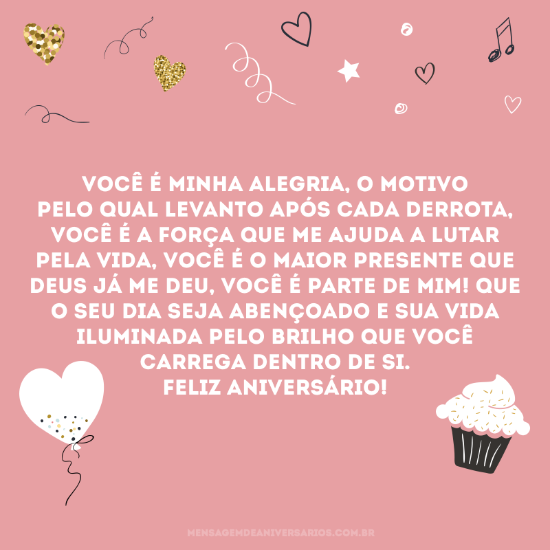 mensagem de mãe para filha de 15 anos