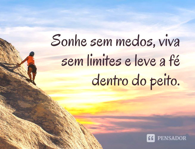 mensagem de fé para hoje