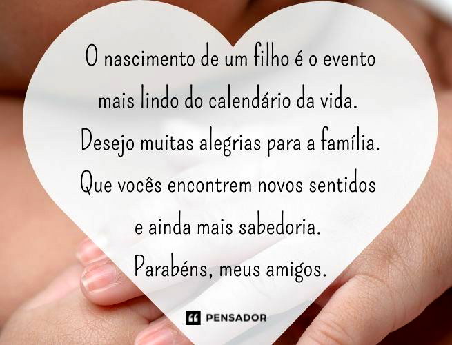 frase para cartão de flores de nascimento