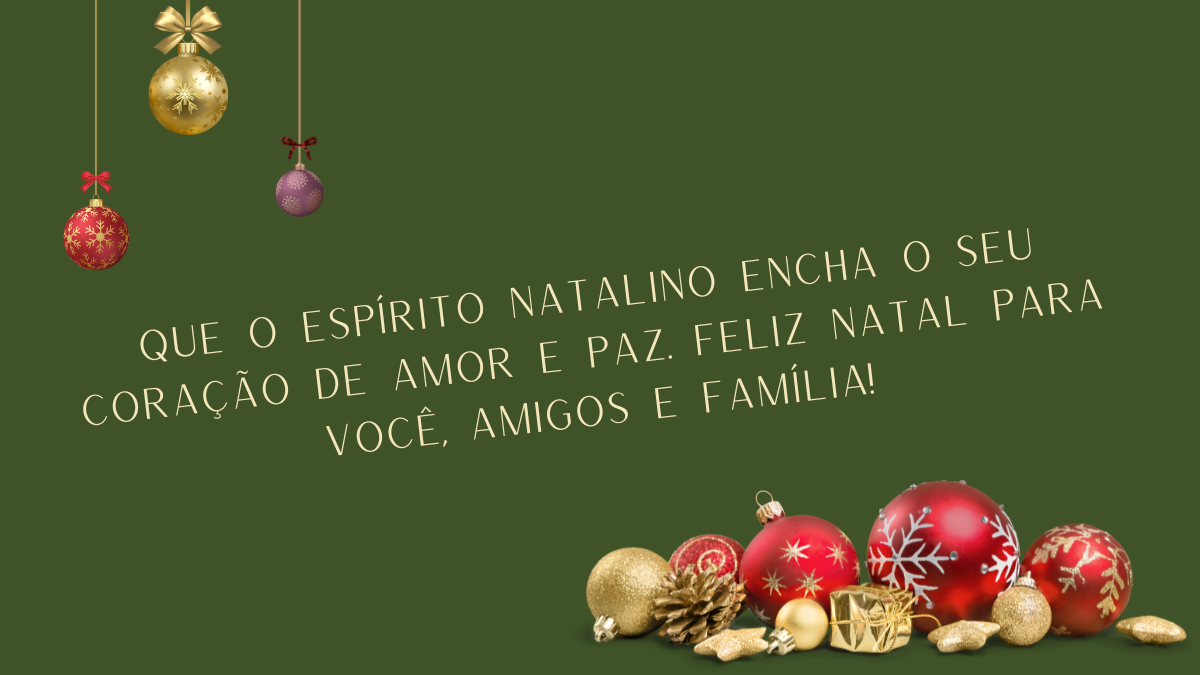 mensagens de natal para amigos
