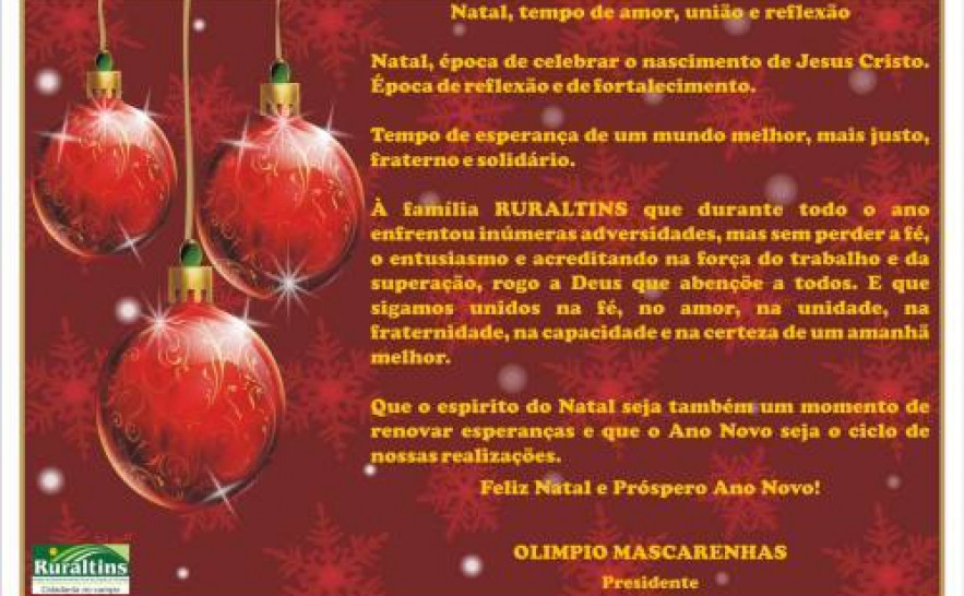 mensagens de natal curtas e tocantes