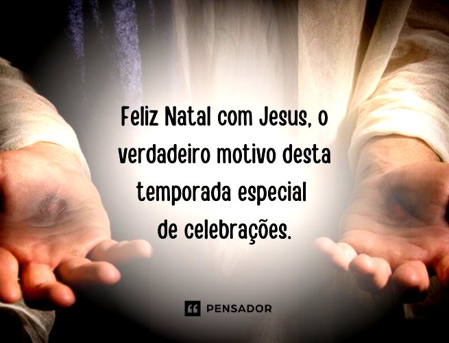 mensagem de natal para jesus