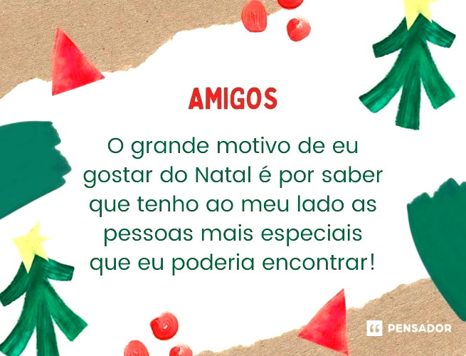 mensagem de natal para amigos