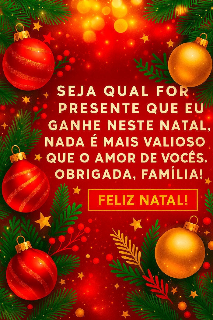 mensagem de natal para avós