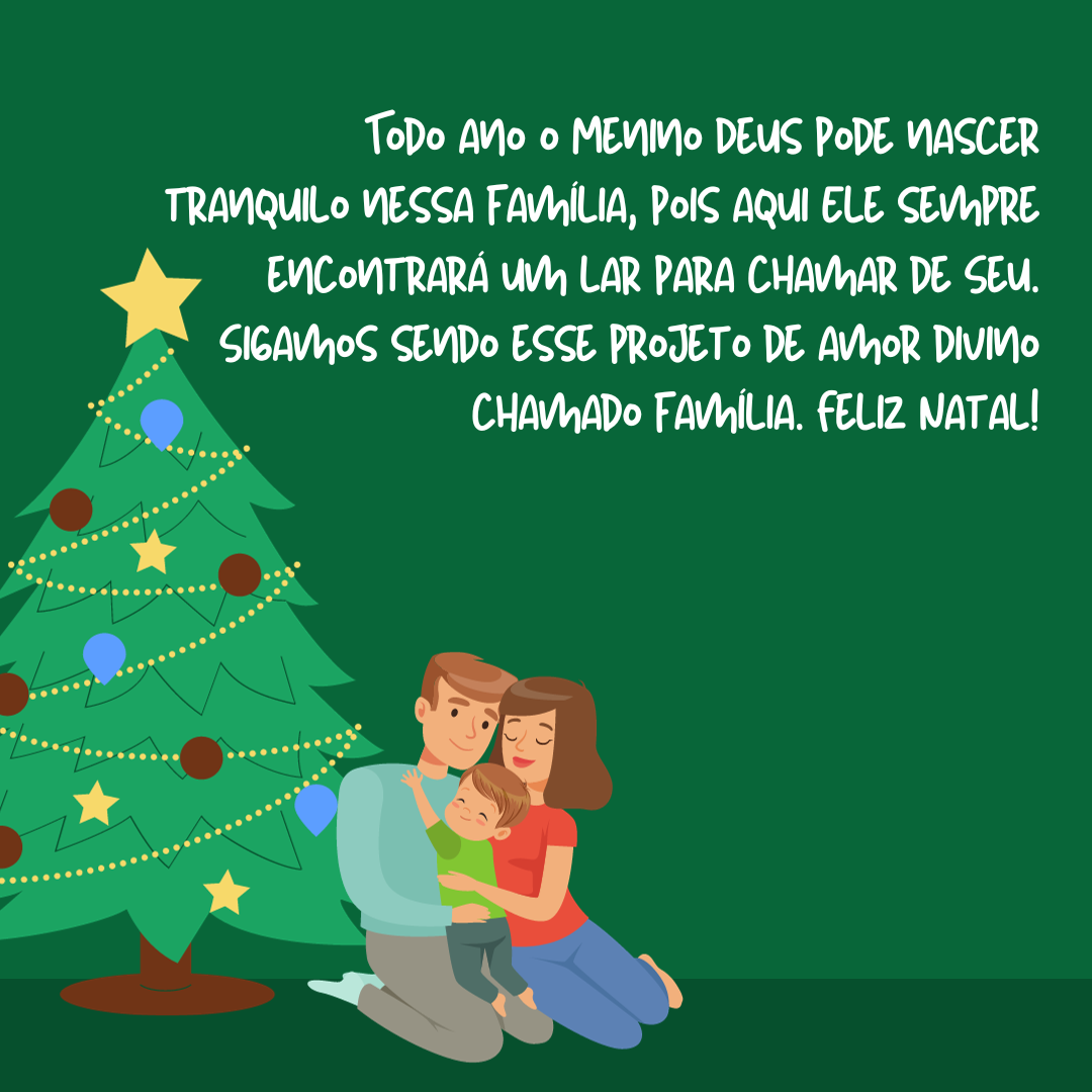 mensagem de natal para filhos