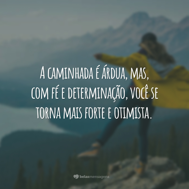 poder da fé e do otimismo