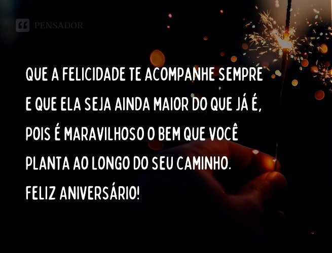 mensagem de parabens