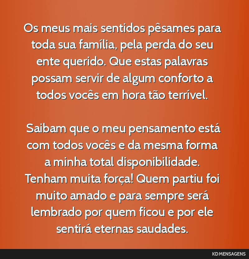 mensagens de pêsames religiosas