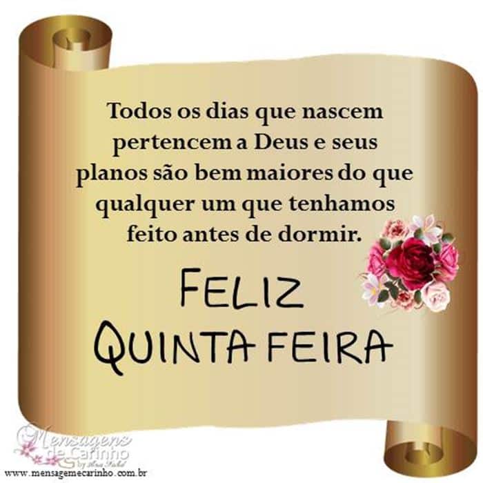 bom dia para quinta
