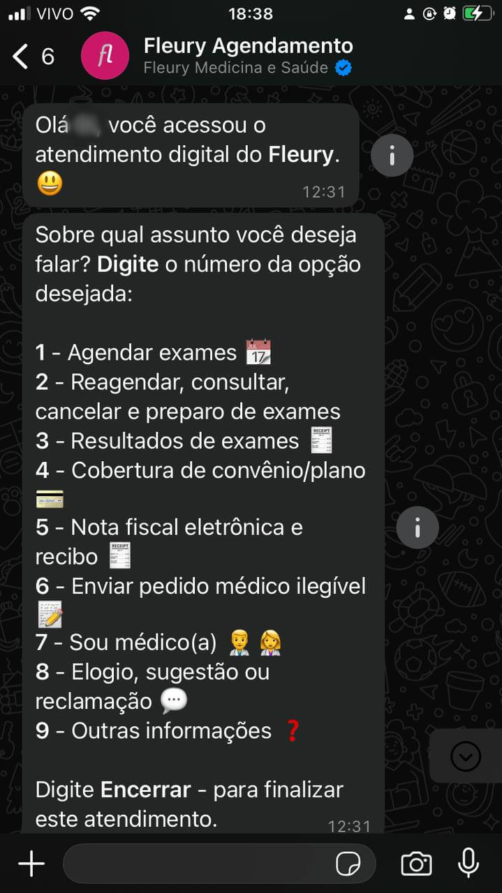 configurar mensagem de saudação whatsapp