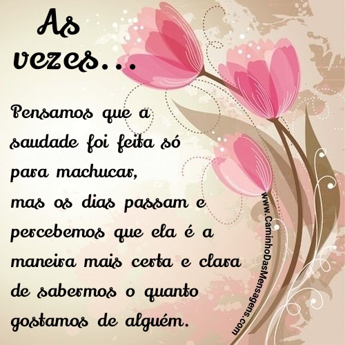 mensagens de saudade para status