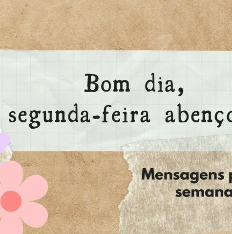 mensagens de esperança para o início da semana